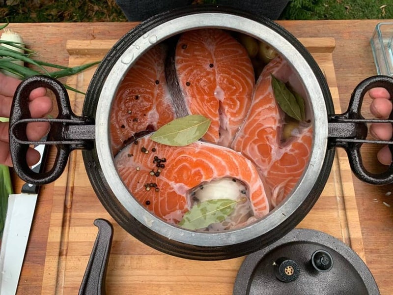 AsolBD Gulf approved global quality Afghan Pressure Cooker Heavy Duty Dual Handles Cookware for Camping, Kitchenware Cooking Made Easy and Faster, Multi-functional Usage (5 LITERS) Treated anti-rust metal - Image 5