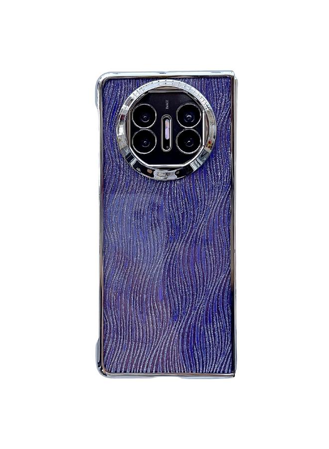 S-TOP Case For Huawei Mate X3 / X5 PC Side Buckle+Ripples Glitter Paper Full Coverage Phone Case - Image 1