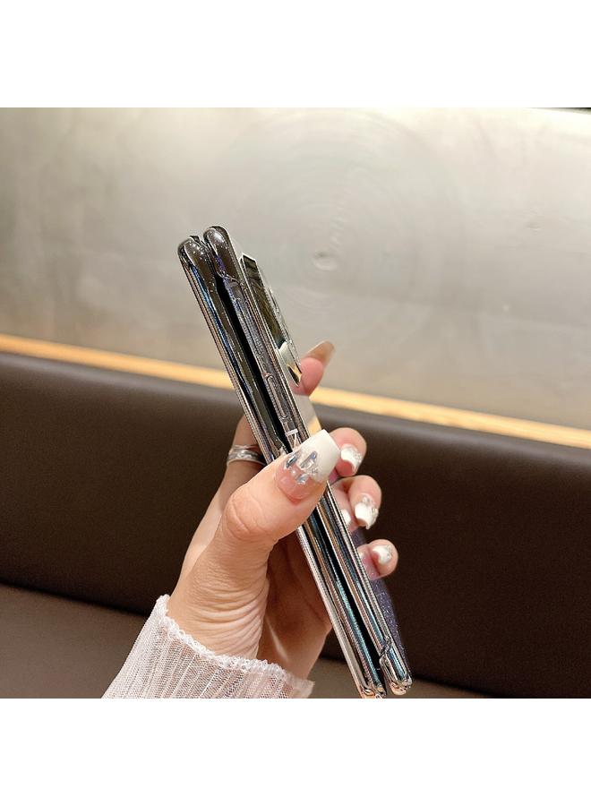 S-TOP Case For Huawei Mate X3 / X5 PC Side Buckle+Ripples Glitter Paper Full Coverage Phone Case - Image 4