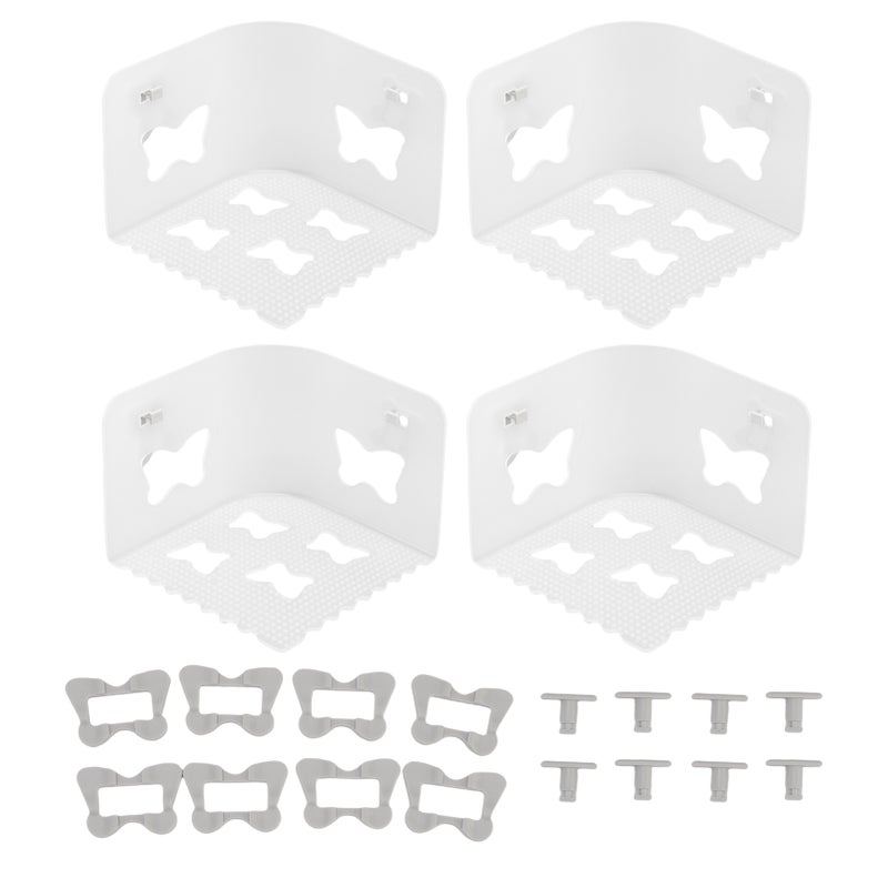 Bed Sheet Holders: 4 Pack Transparent Plastic, Invisible Design - Easy Press Snap Installation, Anti Slip Fasteners for Smooth Mattresses & Bedroom Use - Image 1