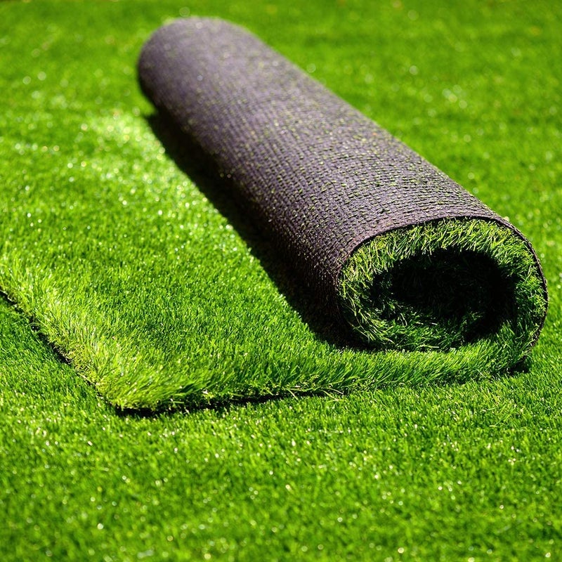 Divinic Artificial Grass Mat for Balcony & Garden Green Grass 40 mm Carpet for Terrace Outdoor/Indoor Use, Waterproof & UV Resistant Lawn Mat for Home Décor, Kids, Pets, Door Entrance - 3.25x28 Feet - Image 1