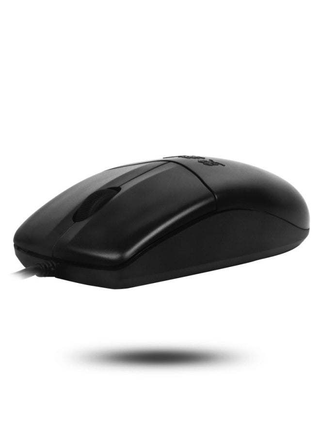 A4TECH A4tech Op-520np Wired Mouse, Desktop Computer Office Mouse, Portable Mouse, Ps/2 Round Hole Interface Mouse, Black  - Image 3
