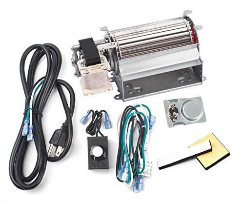 Adviace Replacement Fireplace Fan Blower Kit for Heatilator Fireplaces, GFK21, GFK21A, GFK21B and Security UZY3, Rotom HB-RB21K, R7-RB21K, NOVUS 30 Replacement Blower Kit - Image 1