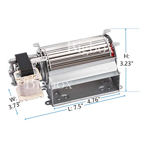 Adviace Replacement Fireplace Fan Blower Kit for Heatilator Fireplaces, GFK21, GFK21A, GFK21B and Security UZY3, Rotom HB-RB21K, R7-RB21K, NOVUS 30 Replacement Blower Kit - Image 2