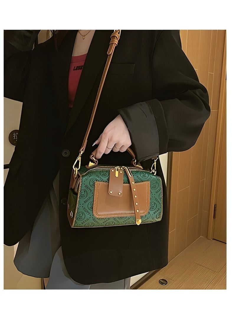 REOCLE Women's Crossbody Bags Small Saddle Purse Leather Handbags Trendy Design Shoulder Purse Water Resistant Waist Packs with Adjustable Strap - Image 2