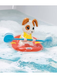 TOMY Toomies E73307C Ocean Rescue Bath Toy Set – Floating Helicopter & Rowing Raft Bundle for 12+ Months – Water Spinning Rotor and Dolphin Pourer | Multi-Colored  - Image 3