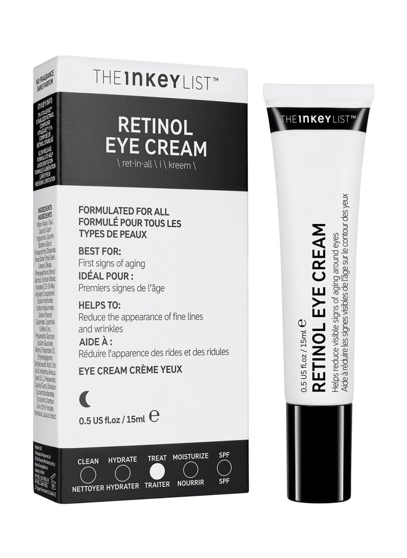 The Inkey List - Retinol Eye Cream -15ml - Image 1