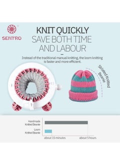 Sentro Star cylindrical Wool Knitting Machine 22 Knitted Sweater Adult Children Hand Knitting Machine  - Image 4