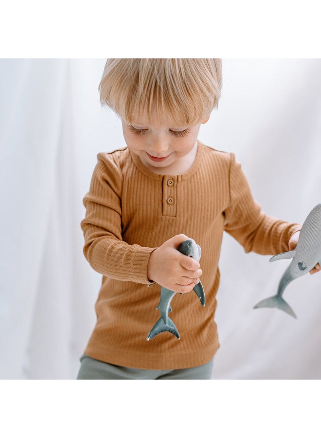 Happyology Uk Kids Four-season Ribbed Cotton Soft Top Silky Sleepwear Skin-friendly Underwear - Image 2