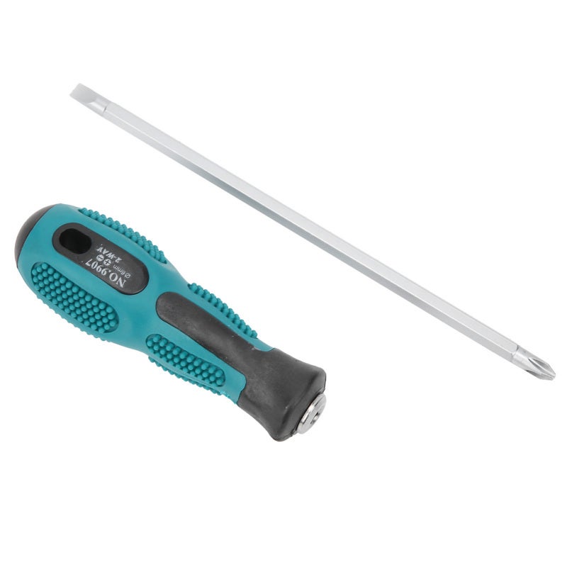 PENGGONG Ergonomic Screwdriver 150mm 6150 Chrome Vanadium Steel Blade Magnetic Tip - Dual-Purpose Detachable Cutter Head PH1 SL5 Non-Slip TPR Handle for Comfortable Use - Image 2