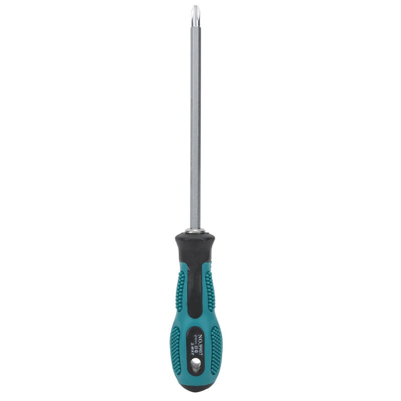 PENGGONG Ergonomic Screwdriver 150mm 6150 Chrome Vanadium Steel Blade Magnetic Tip - Dual-Purpose Detachable Cutter Head PH1 SL5 Non-Slip TPR Handle for Comfortable Use - Image 1