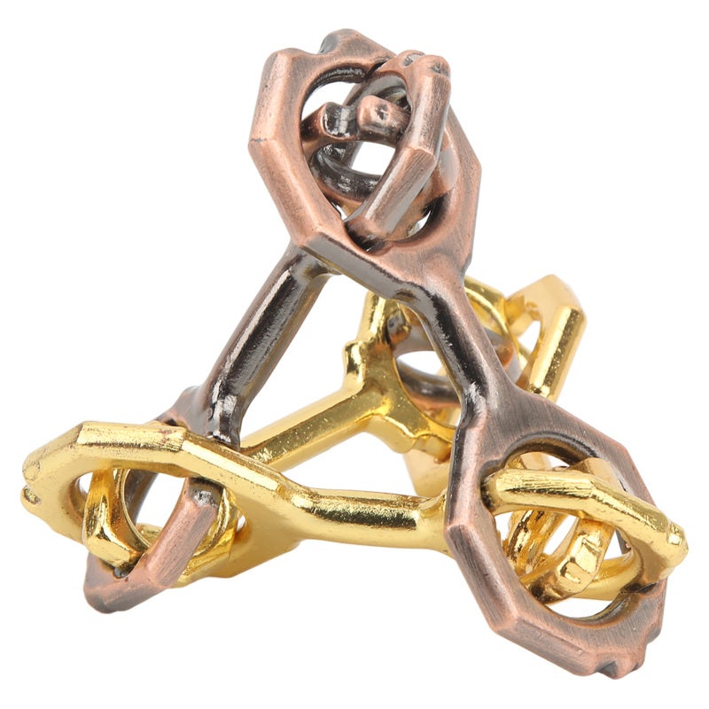 Tetrametric Brainteaser Toy 3D Unlock Metal Alloy Puzzles Brain Games Toy for Adults Children - Image 1