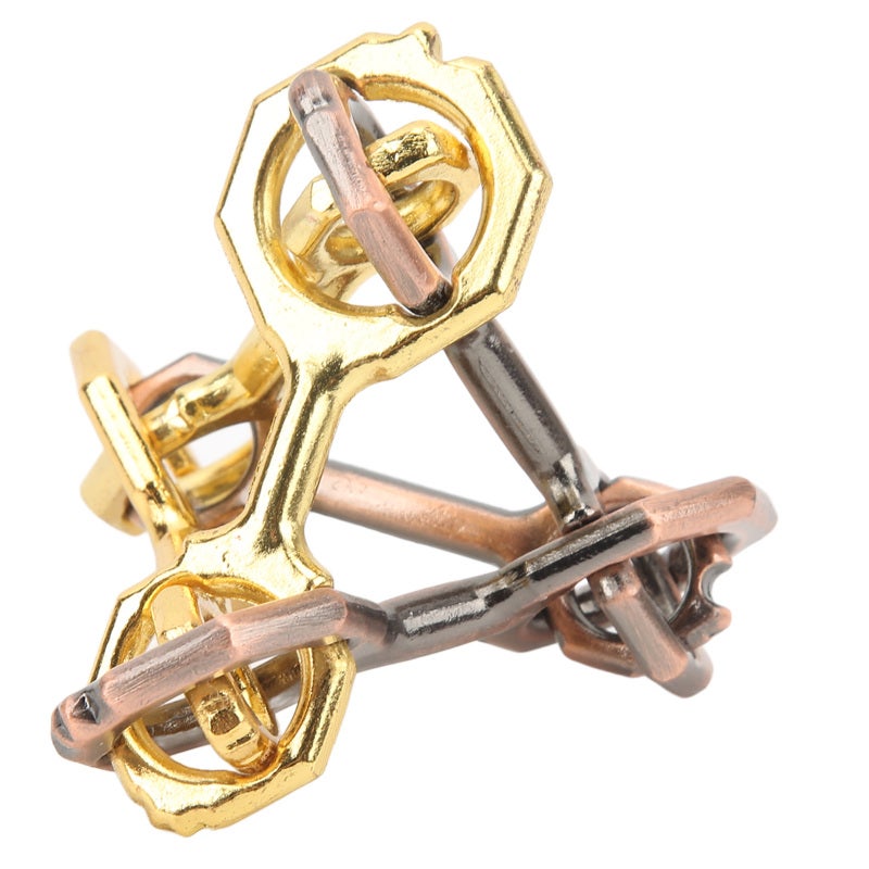 Tetrametric Brainteaser Toy 3D Unlock Metal Alloy Puzzles Brain Games Toy for Adults Children - Image 3