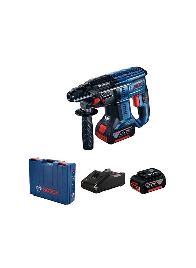 بوش مطرقة دوارة لاسلكية GBH 180 LI EC (2x4.0 Ah) أزرق - Image 2