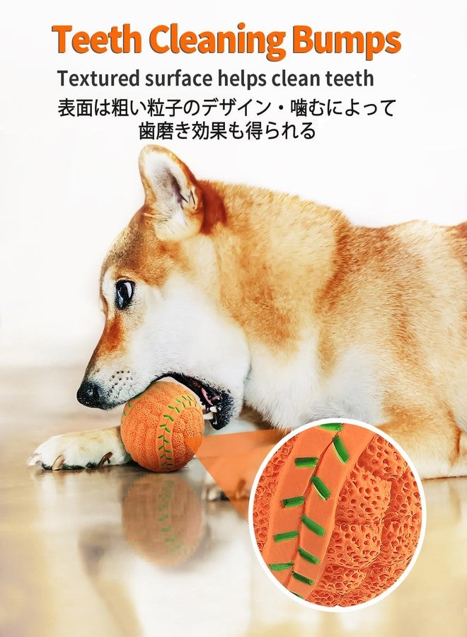 SCHITEC Squeaky Dog Toys, [4 Pack] Interactive Dog Balls with Squeaker for Medium Dogs, 2.8'' Soft Latex Rubber Bouncy Fetch Play Ball Toy - Image 5