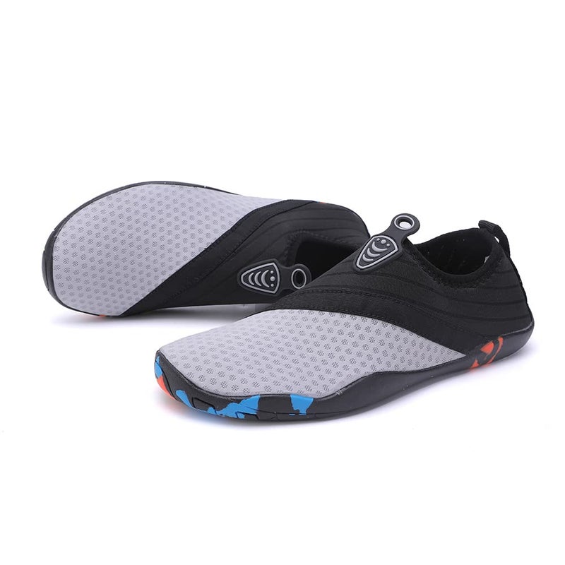 Vsufim Quick-Dry Water Sports Barefoot Shoes Aqua Socks for Swim Beach Pool Surf Yoga for Women Men (8 Women/7 Men) - Image 4