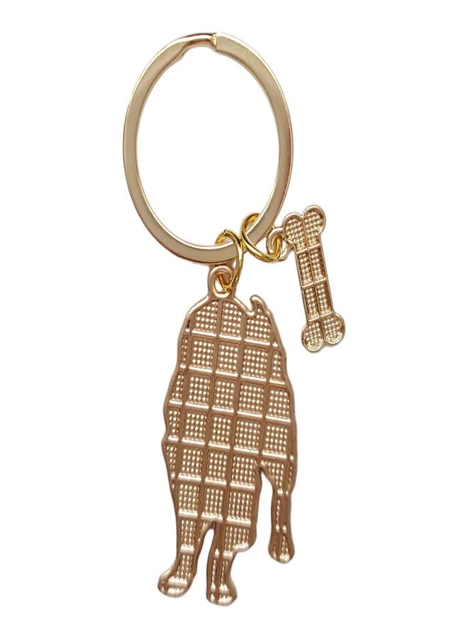 POYAMUSE Enamel Dog Pet Keychain - A Heartwarming Memorial and Adorable Accessory keyring for Dog Lovers-golden - Image 2
