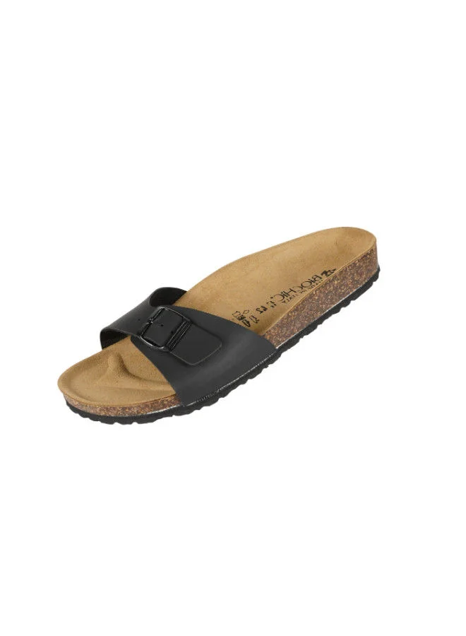 بيوتشيك Biochic Mens Single Strap Sandals 012-392 1837M-Black