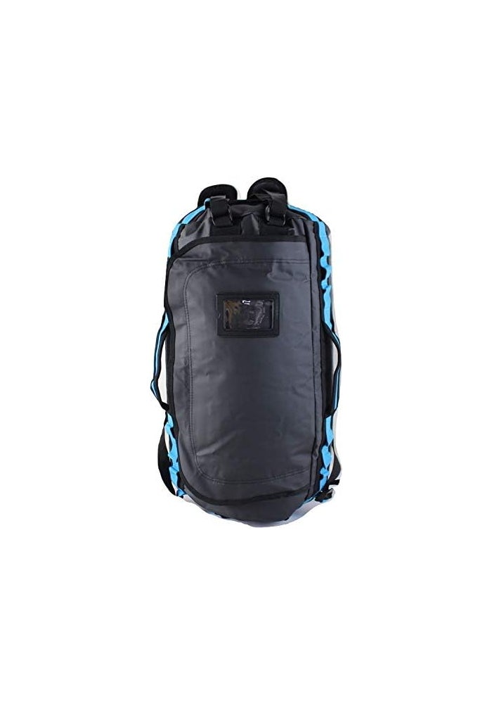 Element Equipment Trailhead Duffel Bag - Waterproof Fabric, Black/Bomber Blue, Medium 51 Liters - Image 5