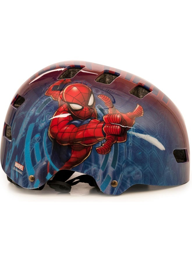 SPARTAN Marvel Spiderman Kids Helmet Blue S-51-54cm Multisports SP-9113 - Image 3