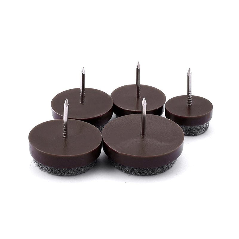 LNT 32 Pcs Furniture Pads for Floor Protection Floor Protector NonSlip Scratch Proof Protective Leg Mats of Table Chair Sofa Brown - Image 5