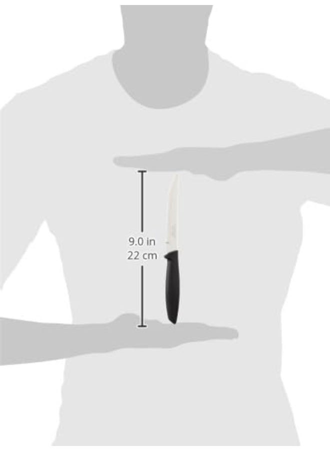 طقم سكاكين بلينوس عالي الجودة، مكون من 3 قطع - أسود - Image 3