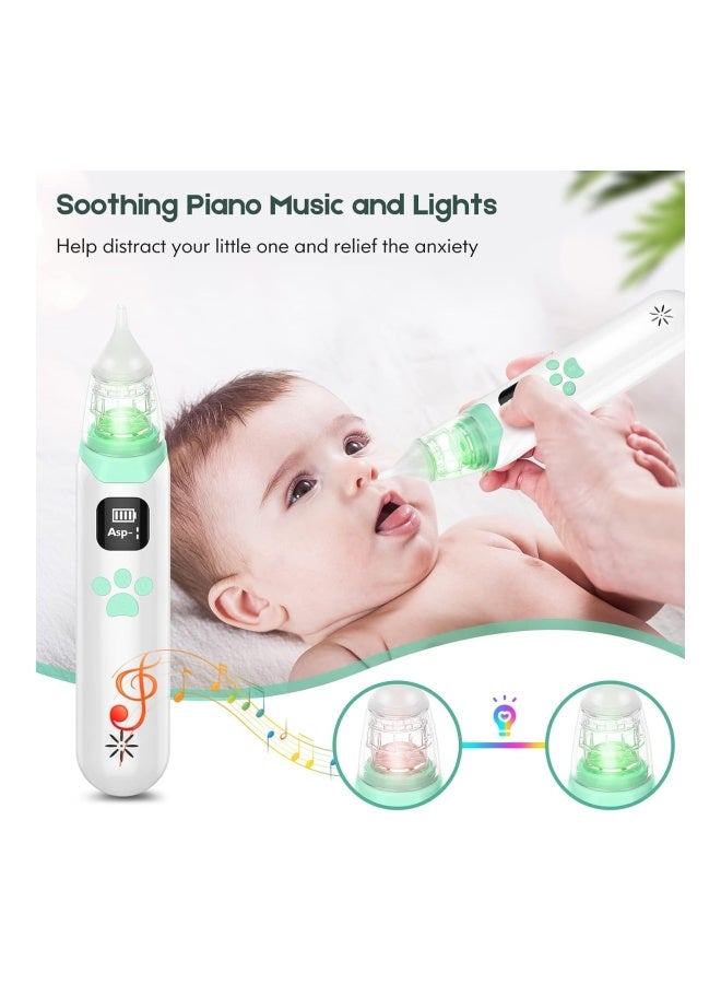 DMG TECH Baby Nasal Aspirator, Baby Nose Sucker Electric Nose Cleaner, With 3 Suction Levels And 3 Sizes Silicone Tips With Music Soothing Function, Rechargeable, Deeply Nose Cleaner The Booger/Mucus/Snot - Image 4