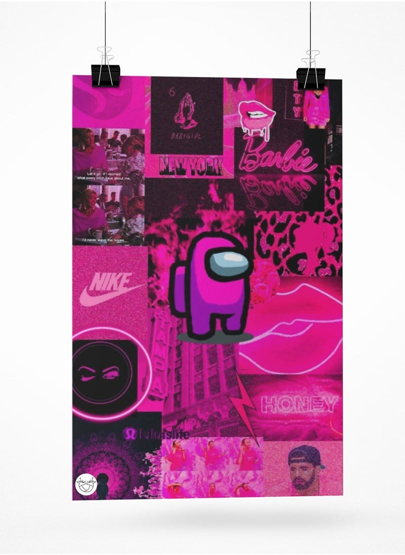 Reeman Design Poster printed with luminous backgrounds design 