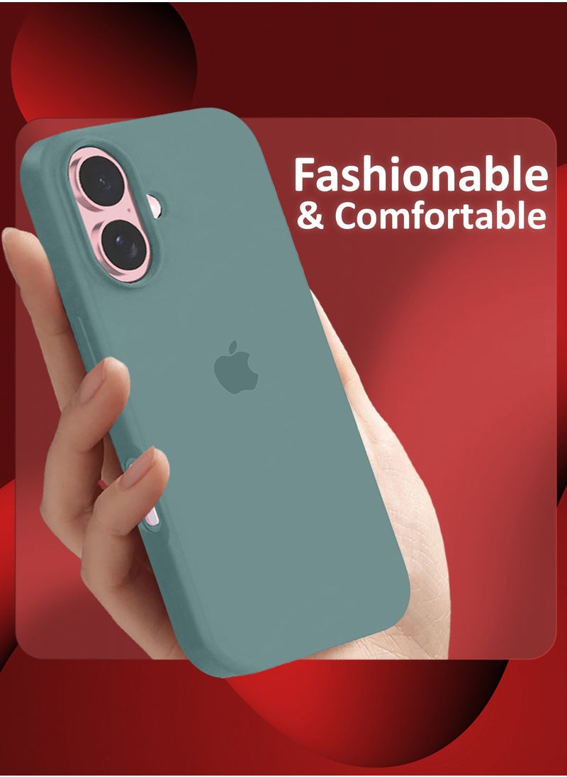 CATANES (for iPhone 16) 3 Pack Case and 2 Screen Protectors, Slim Silicone Case, Full Covered Anti Scratch Shockproof Protective Cover  - Image 3