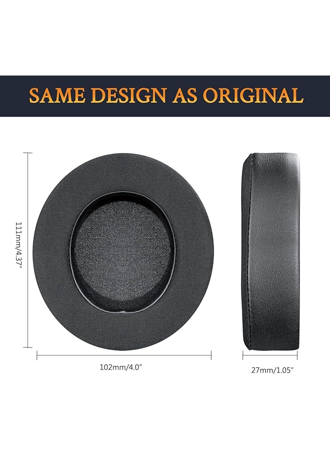 erorex 3 In 1 Replacement Ear Pads For Razer Kraken Pro V2 Kraken 7.1 V2 Headphones Protein Leather Earpads Ear Cushion Cups Headset Ear Cover Repair Parts Cooling Gel Black  - Image 3