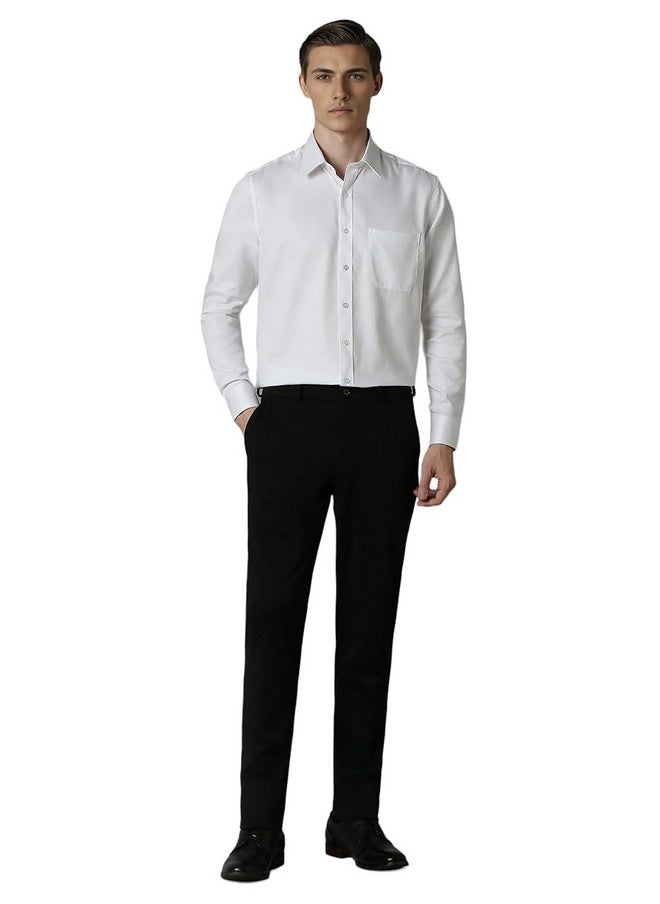 LOUIS PHILIPPE - Louis Philippe Men's Solid Slim Fit Shirt (LPSFMSLFE54053_White - Image 1