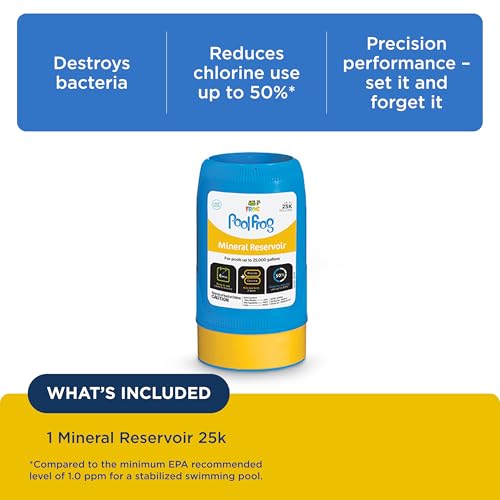 Frog خزان المعادن البديل من FROG للاستخدام مع جهاز Pool FROG طراز 6100 - خرطوشة معدنية مسبقة التعبئة للتعقيم السريع والسهلة للمسبح - Image 3
