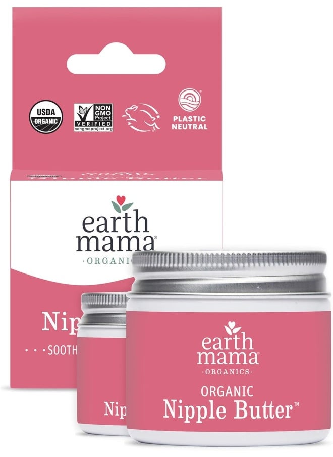 Earth Mama Earth Mama Organic Butter Breastfeeding Cream (Pack of 2)  - Image 1