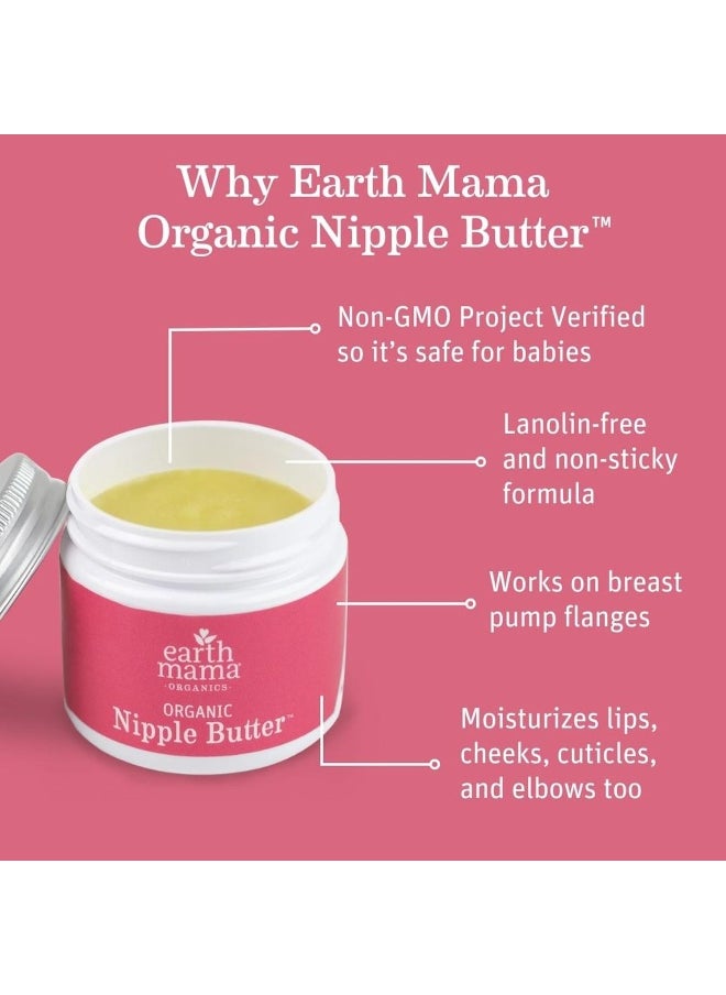 Earth Mama Earth Mama Organic Butter Breastfeeding Cream (Pack of 2)  - Image 2