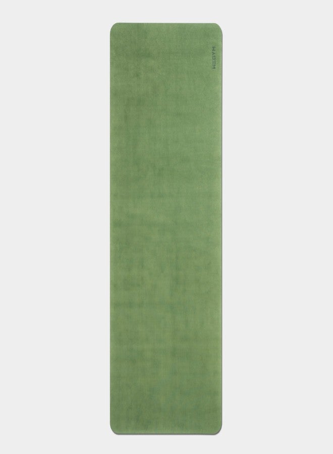 WeGym Yoga Mat, 4mm Cushioned Exercise Mat for Yoga, Pilates, Home Workouts - Anti Slip Polyester Suede Mat with Carrying Strap, Jungle - Image 2