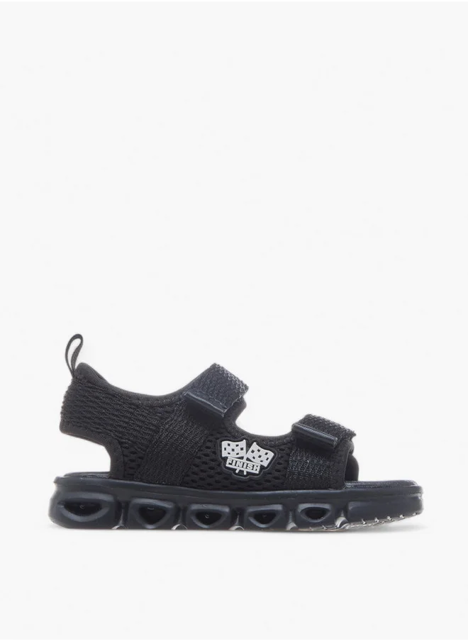 LBL by Shoexpress Textured Floaters with Hook and Loop Closure