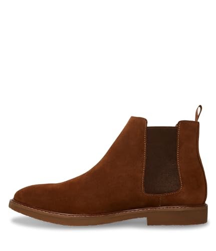 Steve Madden Men's HIGHLINE Chelsea Boot, Tobacco Suede, 10 - Image 1