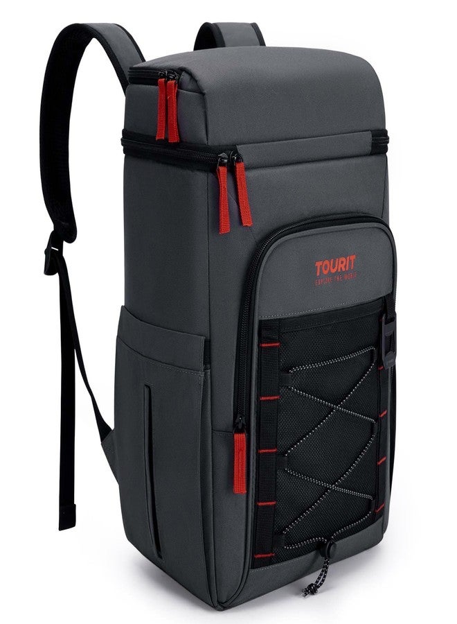 TOURIT Insulated Backpack Cooler with 2 Compartments, 30 Can Capacity, Leakproof Waterproof Thermal Bag for Beach Camping Travel - Image 1