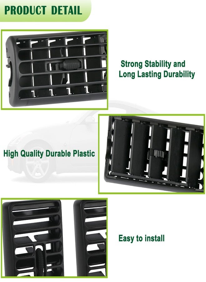 omoZone 4Pcs Dashboard Air Duct Vent AC Heater Louver Outlet Grille Compatible with 2003-2006 Jeep Wrangler TJ Replaces 5FS10DX9 5DP55TAZ - Image 5