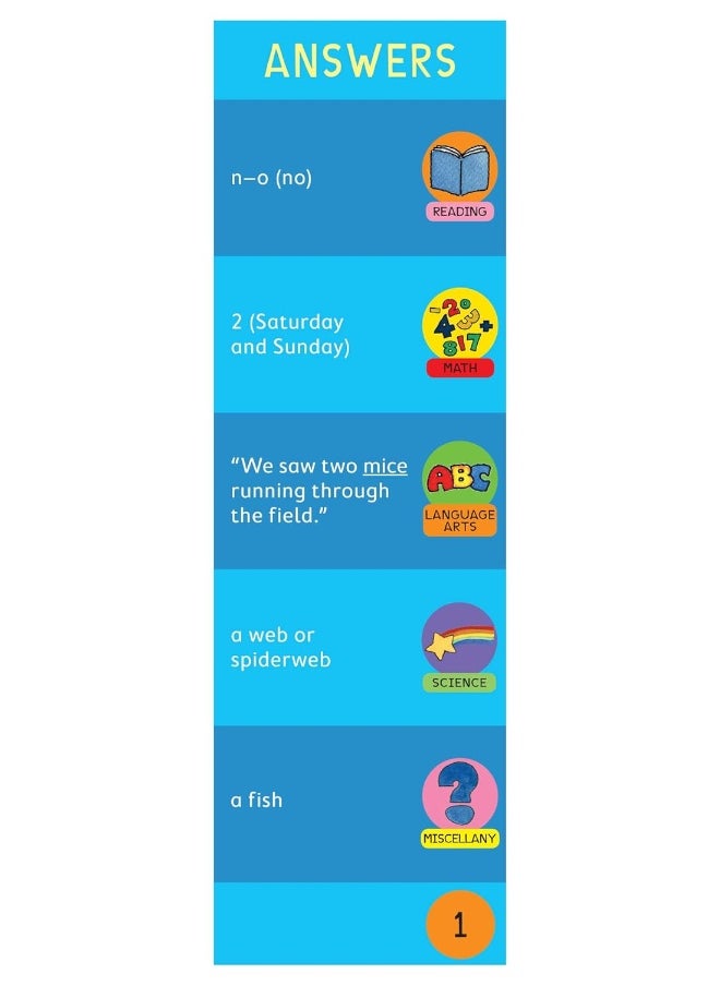 Workman Brain Quest 1st Grade Q&A Cards: 750 Questions and Answers to Challenge the Mind. Curriculum-based! Teacher-approved! (Brain Quest Decks)  - Image 5