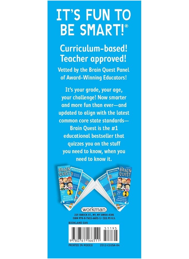 Workman Brain Quest 1st Grade Q&A Cards: 750 Questions and Answers to Challenge the Mind. Curriculum-based! Teacher-approved! (Brain Quest Decks)  - Image 2