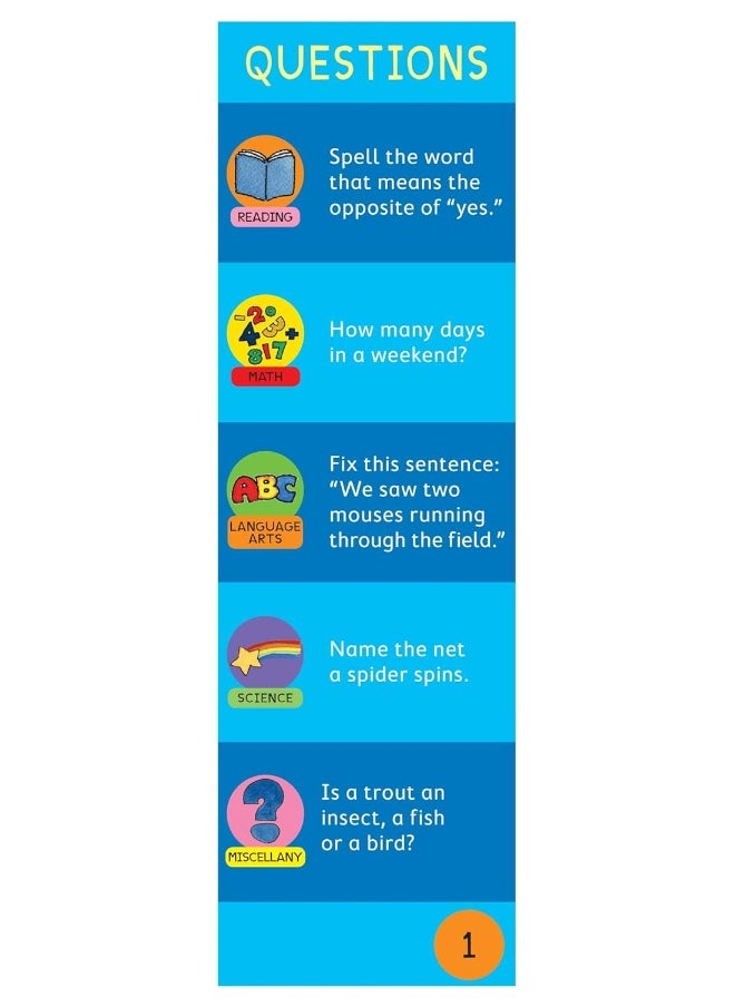 Workman Brain Quest 1st Grade Q&A Cards: 750 Questions and Answers to Challenge the Mind. Curriculum-based! Teacher-approved! (Brain Quest Decks)  - Image 4