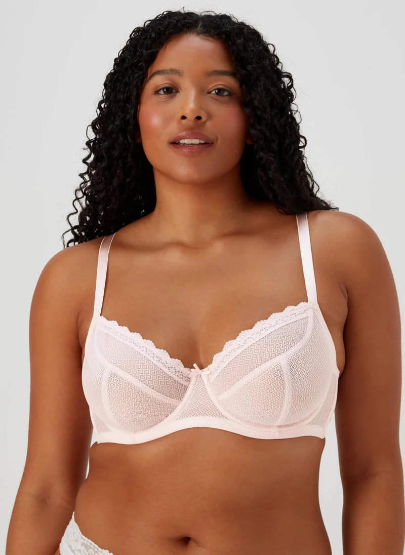 Matalan 2 Pack DD+ Textured Lace Padded Bras