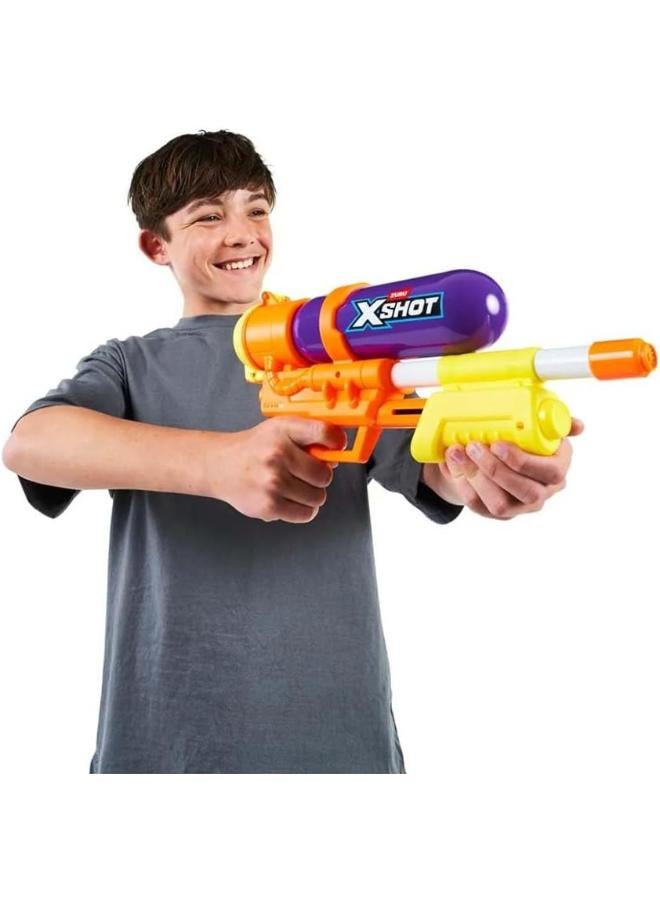 ZURU-XSHOT WATER-ZURU XSHOT Retro Fast-Fill REMPLISSAGE RAPIDE -Purple - Image 4