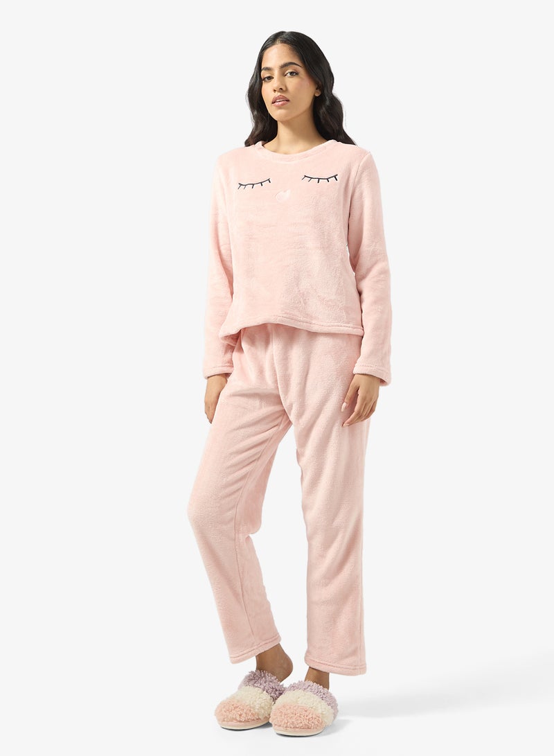 Ginger Cozy Fleece Top & Pant Set - Image 5