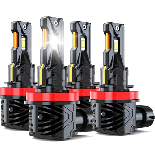 ANDWOGB Lights Compatible for Chevy Impala Light Bulbs for Off road Use, Years: 2006 2007 2008 2009 2010 2011 2012 2013, 48000 Lumens 800% Brightness, Pack of 4 - Image 1