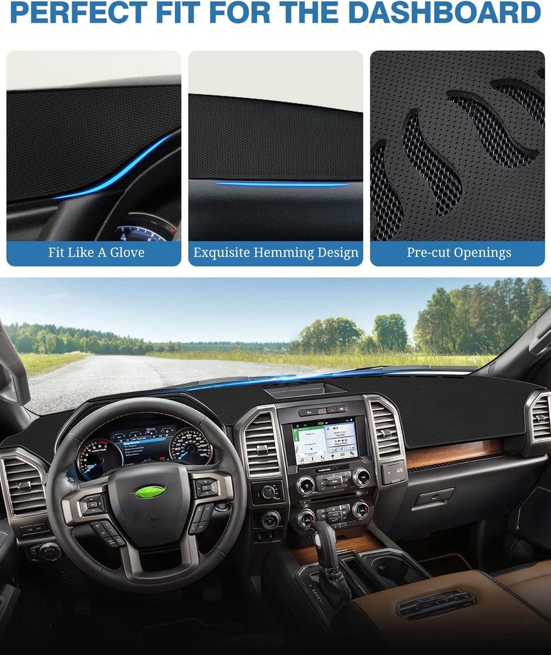 FIILINES Dash Cover for Ford F-150 (2015-2020) - Image 4