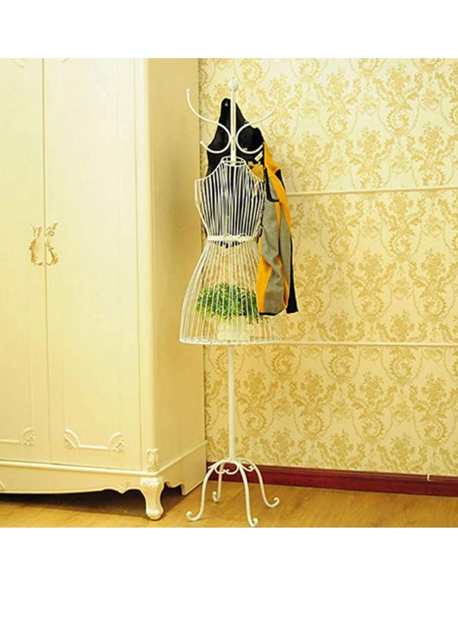 HOME TASTE TOMSUN Decorative Female Mannequin Torso with Stand Adjustable Dress Form Mannequin Body Dress Jewelry Stand  - Image 1