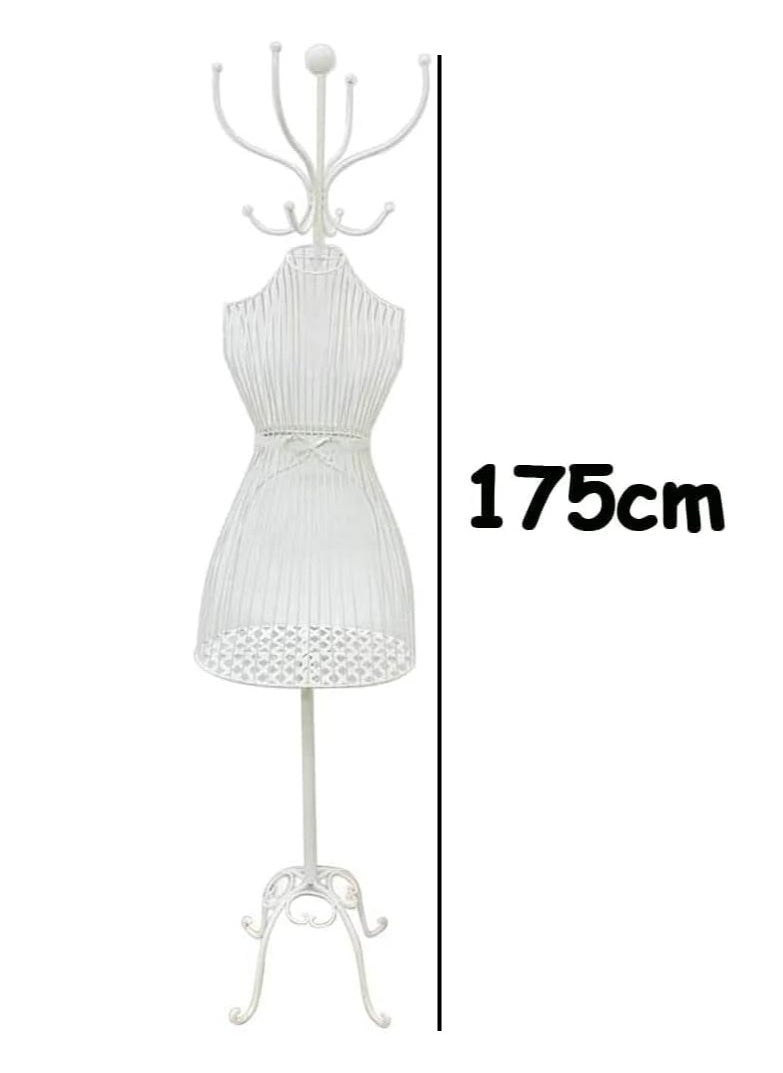 HOME TASTE TOMSUN Decorative Female Mannequin Torso with Stand Adjustable Dress Form Mannequin Body Dress Jewelry Stand  - Image 2