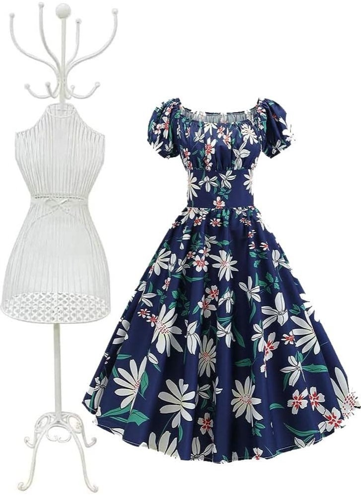 HOME TASTE TOMSUN Decorative Female Mannequin Torso with Stand Adjustable Dress Form Mannequin Body Dress Jewelry Stand  - Image 3